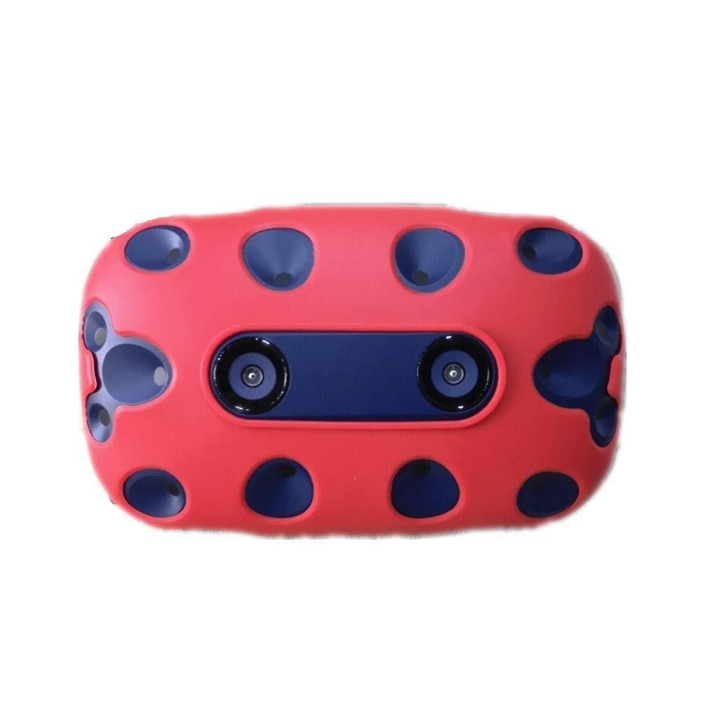 4PCS Silicone Shell Silicone Skin Cover Protector for Vive PRO Headset (Red)