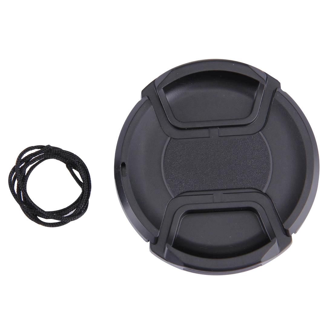 67mm Center Pinch Camera Lens Cap (Black)