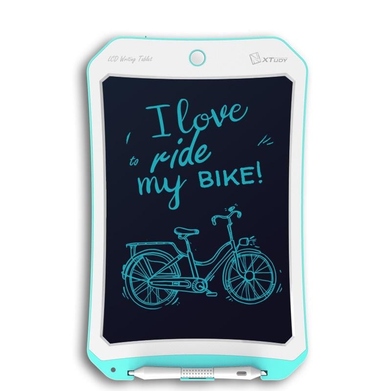 WP9316 10 inch LCD Monochrome Screen Writing Tablet Handwriting Drawing Sketching Graffiti Scribble Doodle Board for Home Office Writing Drawing (Blue)