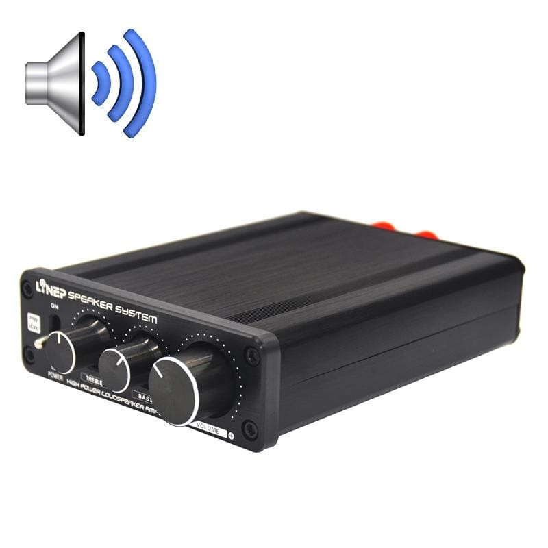 A928 Treble-bass 136W High-power Amplifier (Black)
