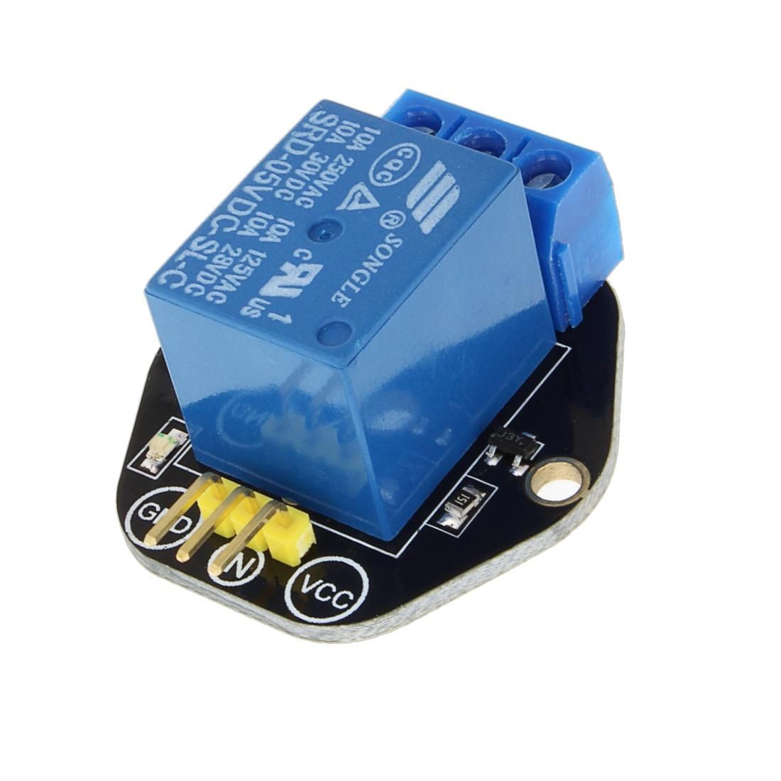 LandaTianrui LDTR-RM06 5V Single Relay Module Compatible with Arduino (Black)