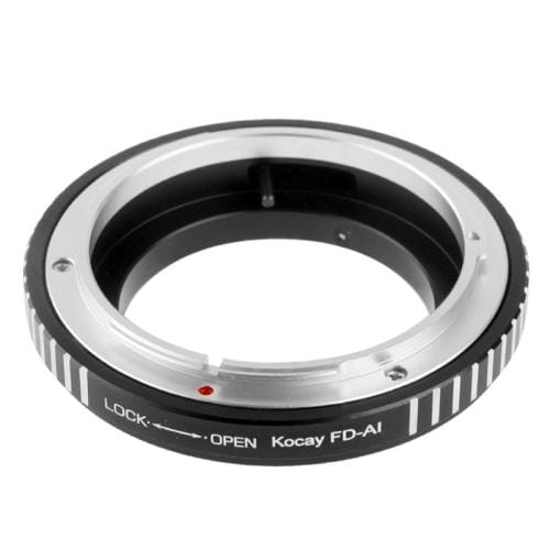 FD Lens to AI Lens Mount Stepping Ring (Black)
