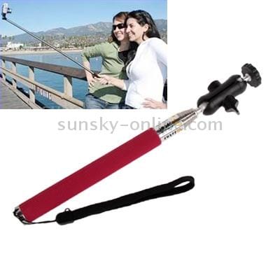 7 Sections Digital Camera Handheld Monopod Wand Rod (Magenta)