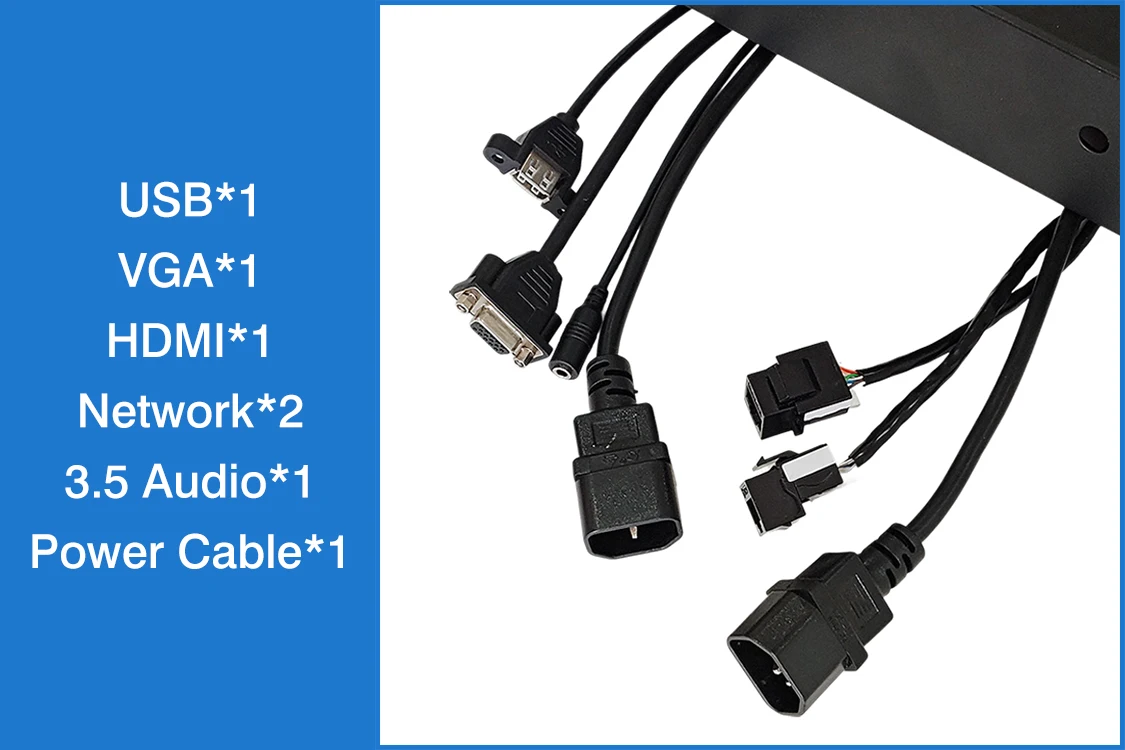 Desktop pop up Socket multifunction with 30cm cables