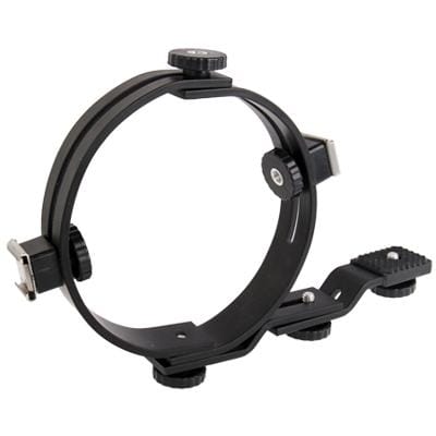 O-Shaped Bracket for Camcorder Video Light (Black)