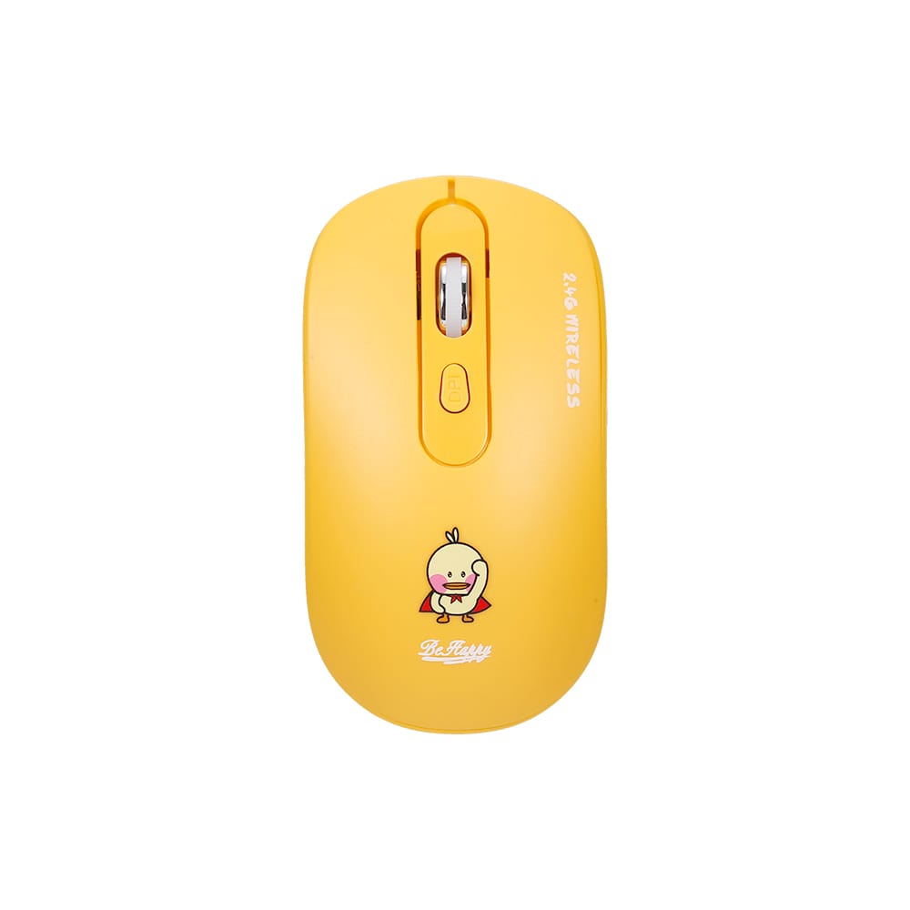 K68 Keyboard & Mouse Combo 2.4GHz Wireless Cute Retro Round