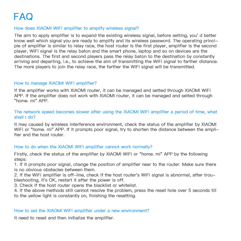 Xiaomi Mi WiFi Repeater Pro Extender 300Mbps Wireless