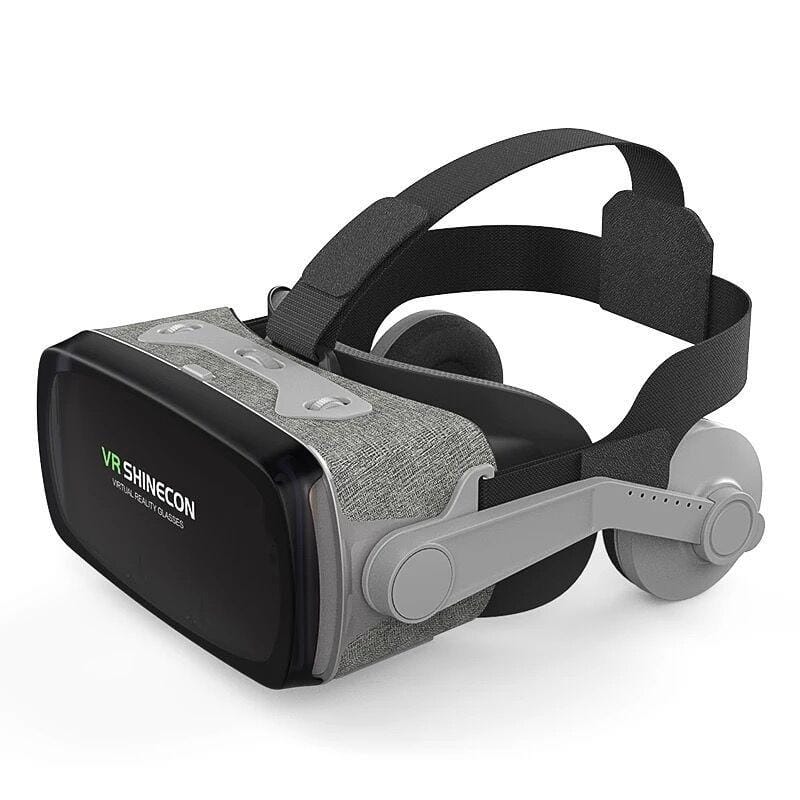 VR SHINECON G07E Virtual Reality 3D Video Glasses Suitable for 4.0 inch - 6.3 inch Smartphone (Grey)