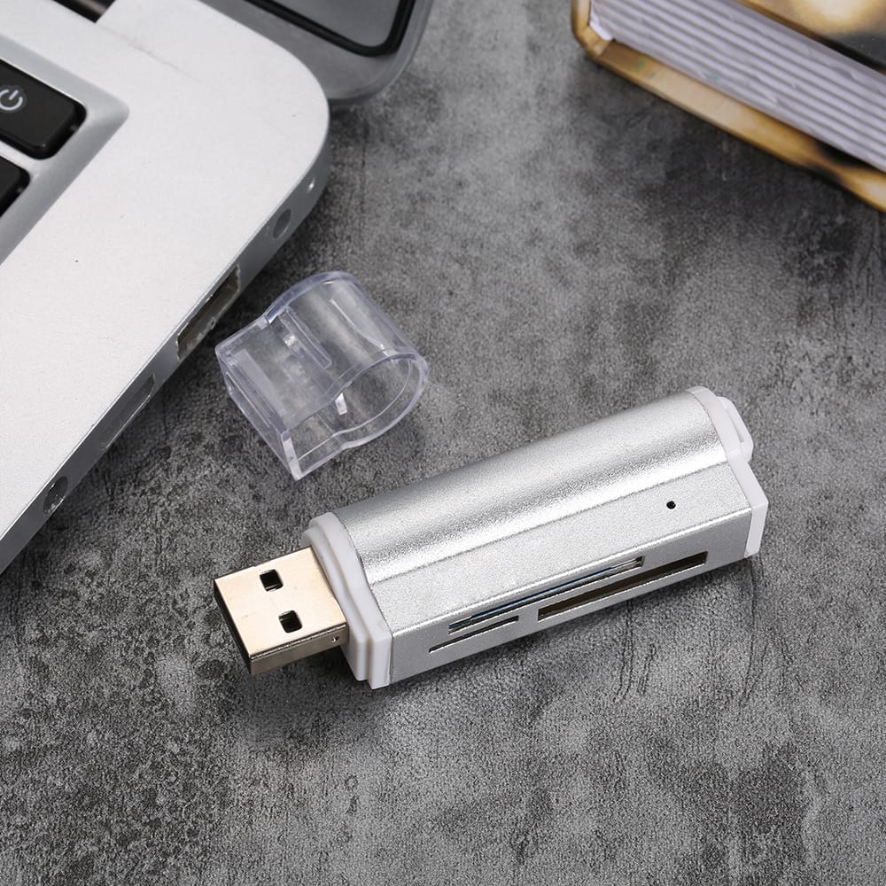 All in One Card Reader USB 2.0 Mini Portable For SD/SD/TF/MS