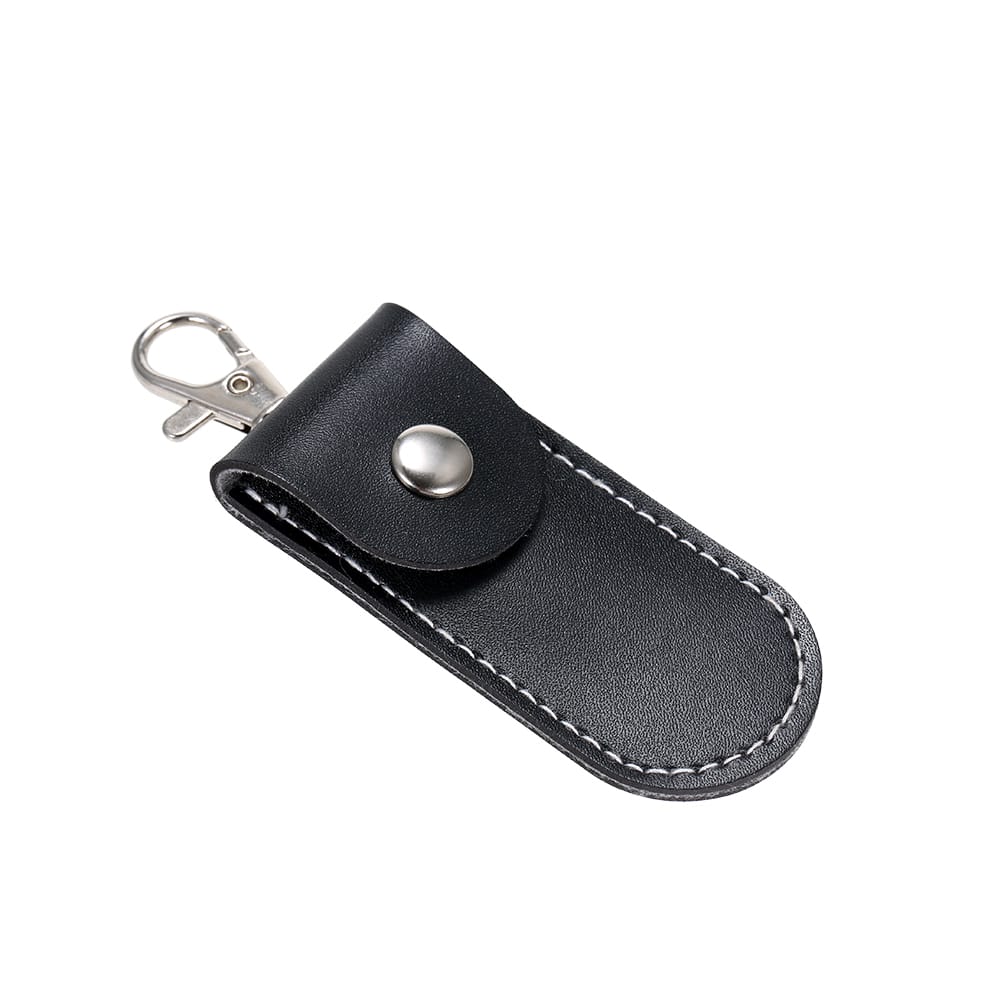 U Disk Leather Hasp Storage Bags Protective Cover for U Disk