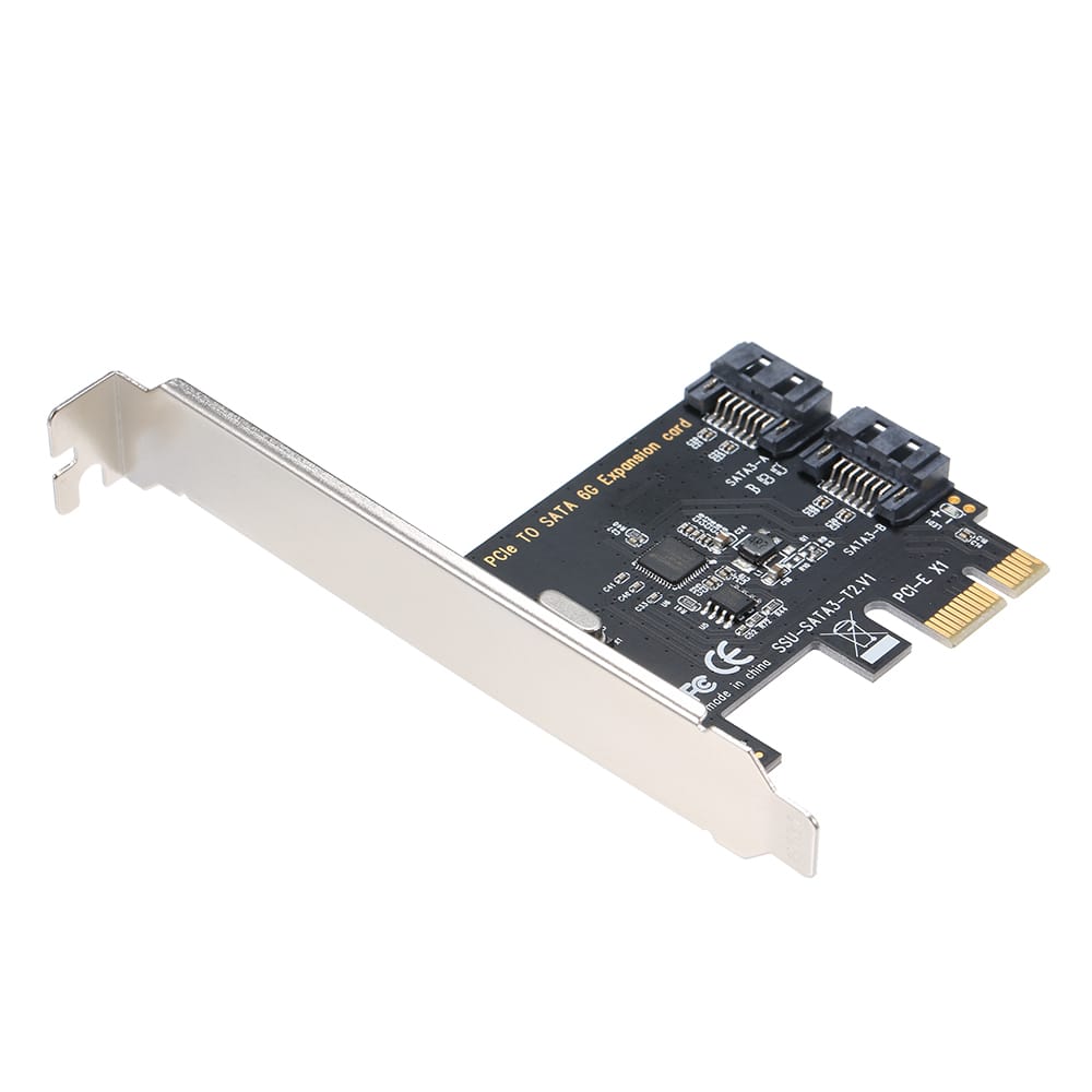 PCI-e to Dual SATA 3.0 Expansion Card Converter 2 Port SATA