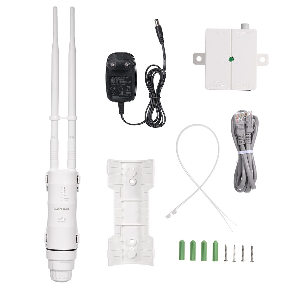 Wireless Outdoor Repeater WiFi Extender High Power Signal - EU Plug