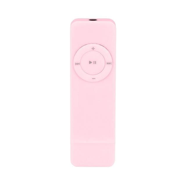 Fashionable Portable Long Sport Lossless Sound Music Media MP3 Player, Support Micro TF Card, Host Only, Memory Capacity:4GB (Pink)