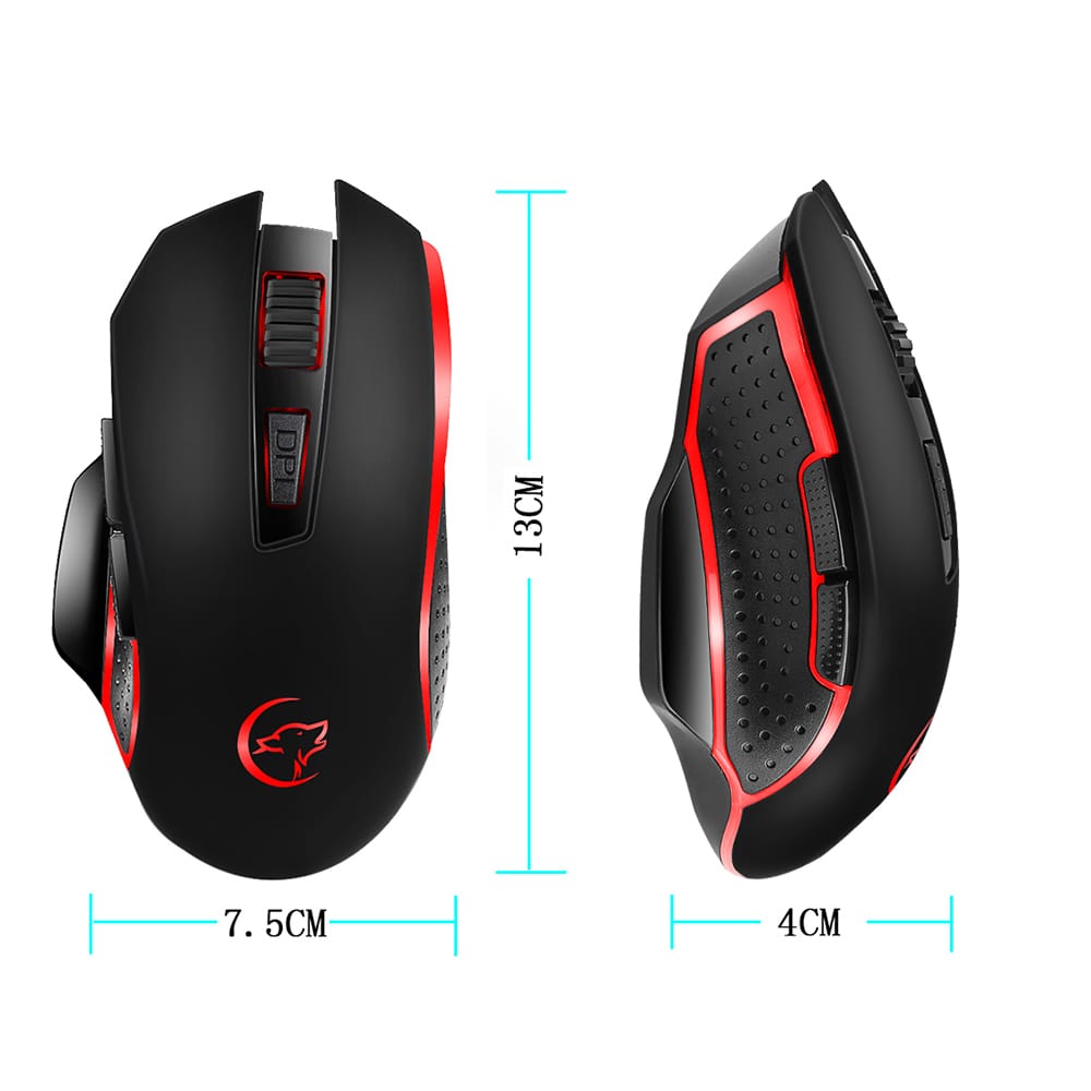 G821 Gaming Mouse Wireless Mouse Adjustable 2400DPI Optical