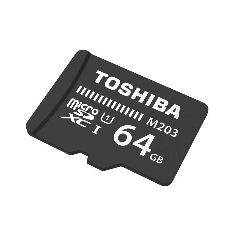 TOSHIBA Micro SD Card 64G TF Card U1 C10 M203 100MB/s - 64GB