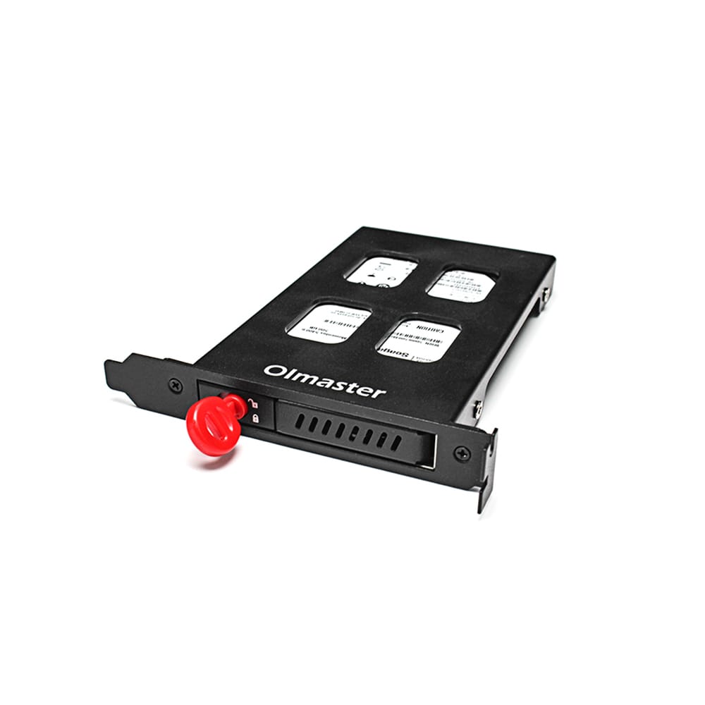 OImaster 2.5inch PCI Hard Disk Bay Key Lockable Metal 2.5''