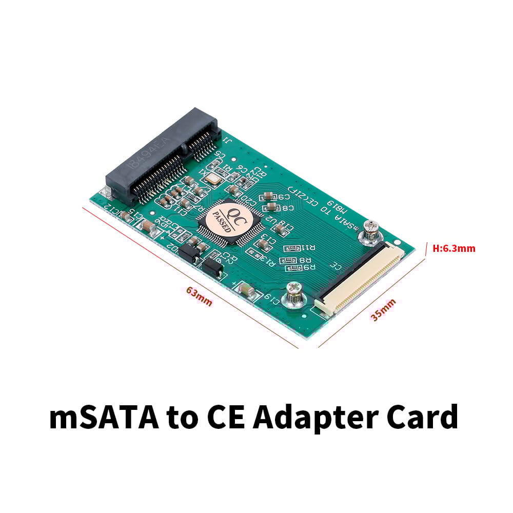 mSATA to CE/ZIF Adapter Converter Card Adapter Plate