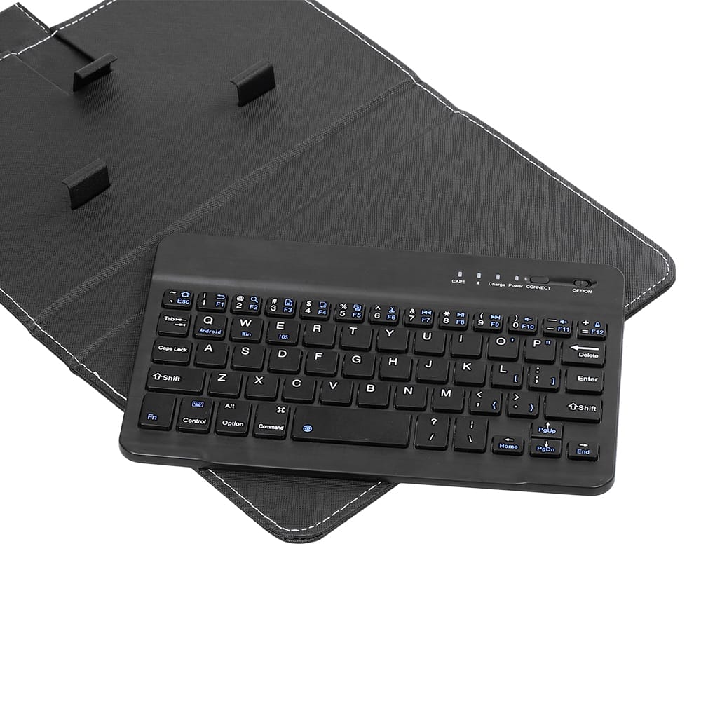 Portable PU Leather BT Wireless Keyboard with Protective