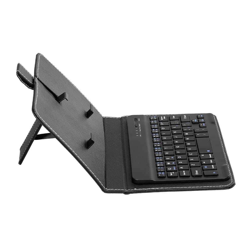 Portable PU Leather BT Wireless Keyboard with Protective