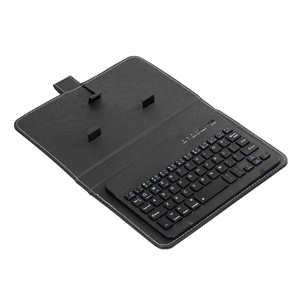 Portable PU Leather BT Wireless Keyboard with Protective