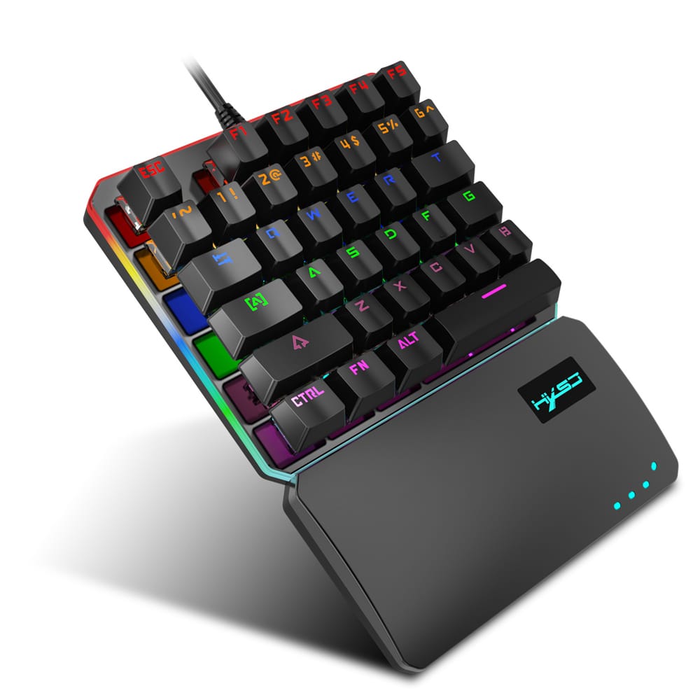 35 Buttons Gaming Keyboard Mechanical Keyboard and Mouse Kit