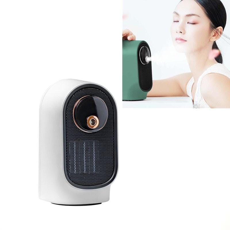REMAX RT-H07 Warm Air Heater Humidification And Mute Mini Home Office Simple Humidification Heater,CN Plug (White)