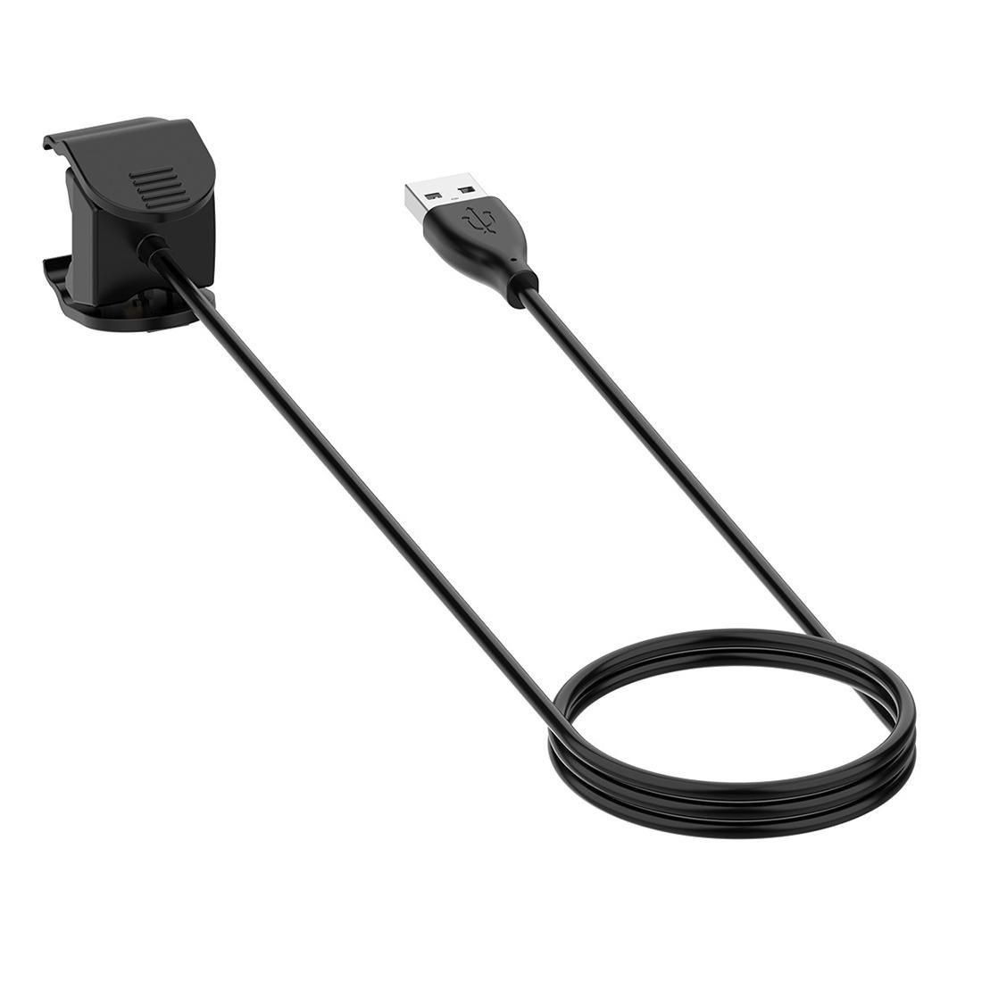 USB Fast Charging Replacement Charger Cable for Xiaomi Band 5, Cable Length:1m (Black)