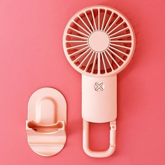 LT-S3163 Carabiner Portable Fan (Pink)