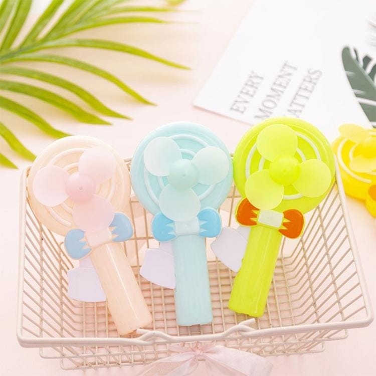 A715 Portable Handheld Mini Cartoon Lollipop Toy Fan