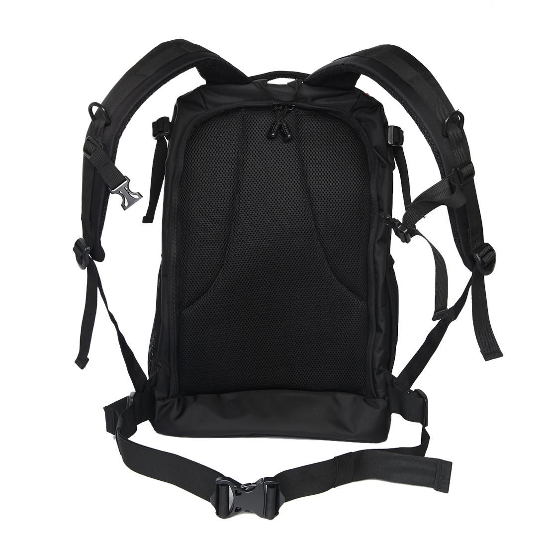 CADEN K7 Large Capacity Tscope Sling Shoulder Cross Digital Camera Bags Case Travel Backpack for Canon Nikon Sony, Size: 47*32*20cm (Black)