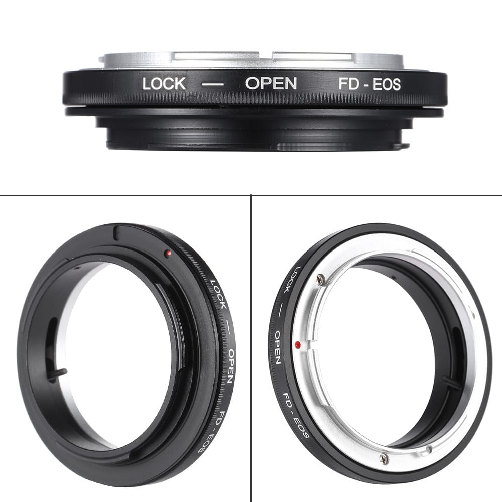 FD-EOS Adapter Ring Lens Mount for Canon FD Lens to Fit for