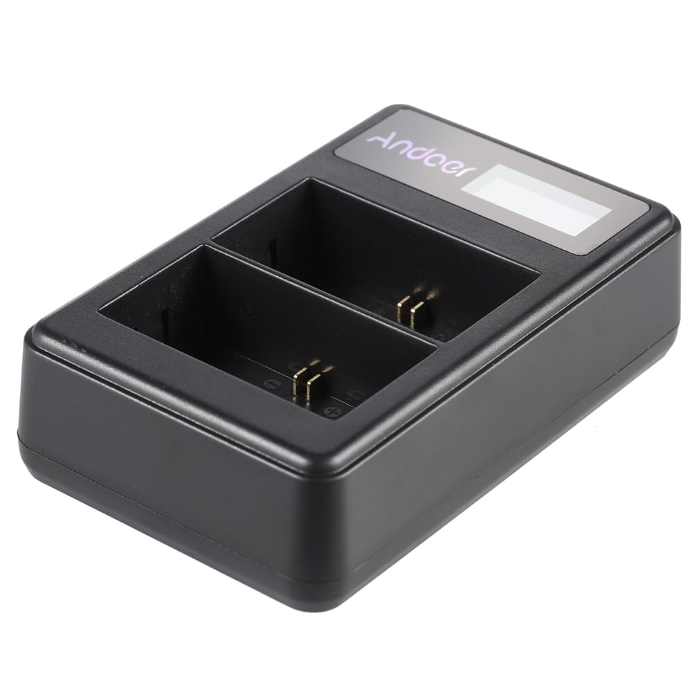 Andoer LP-E6 Rechargeable LED Display Li-ion Battery Charger