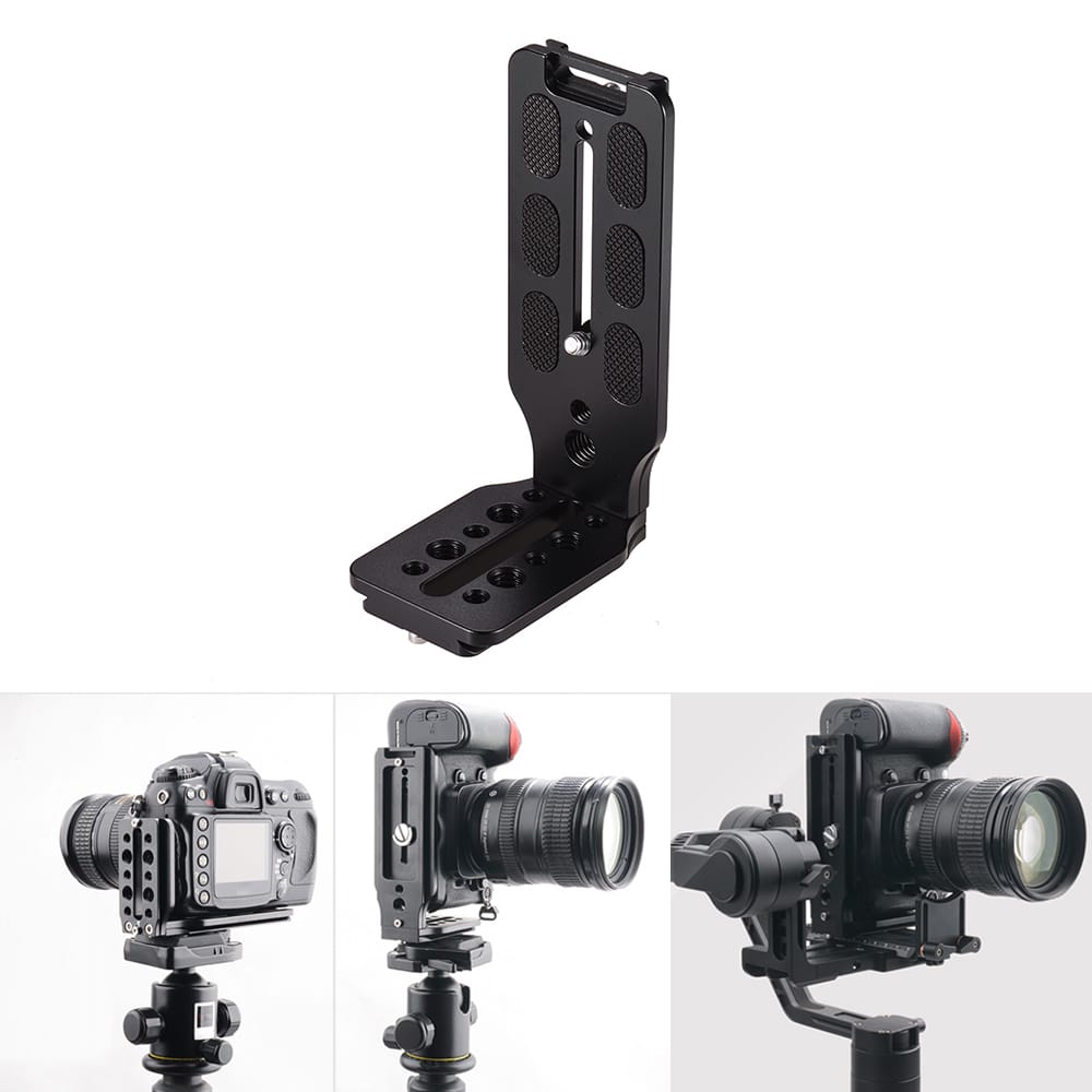 L Shape QR Quick Release Plate Vertical Shooting Bracket