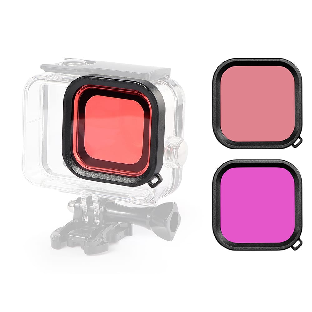 3pcs Underwater Filter Lenses Kit Compatible with GoPro Hero - 3pcs
