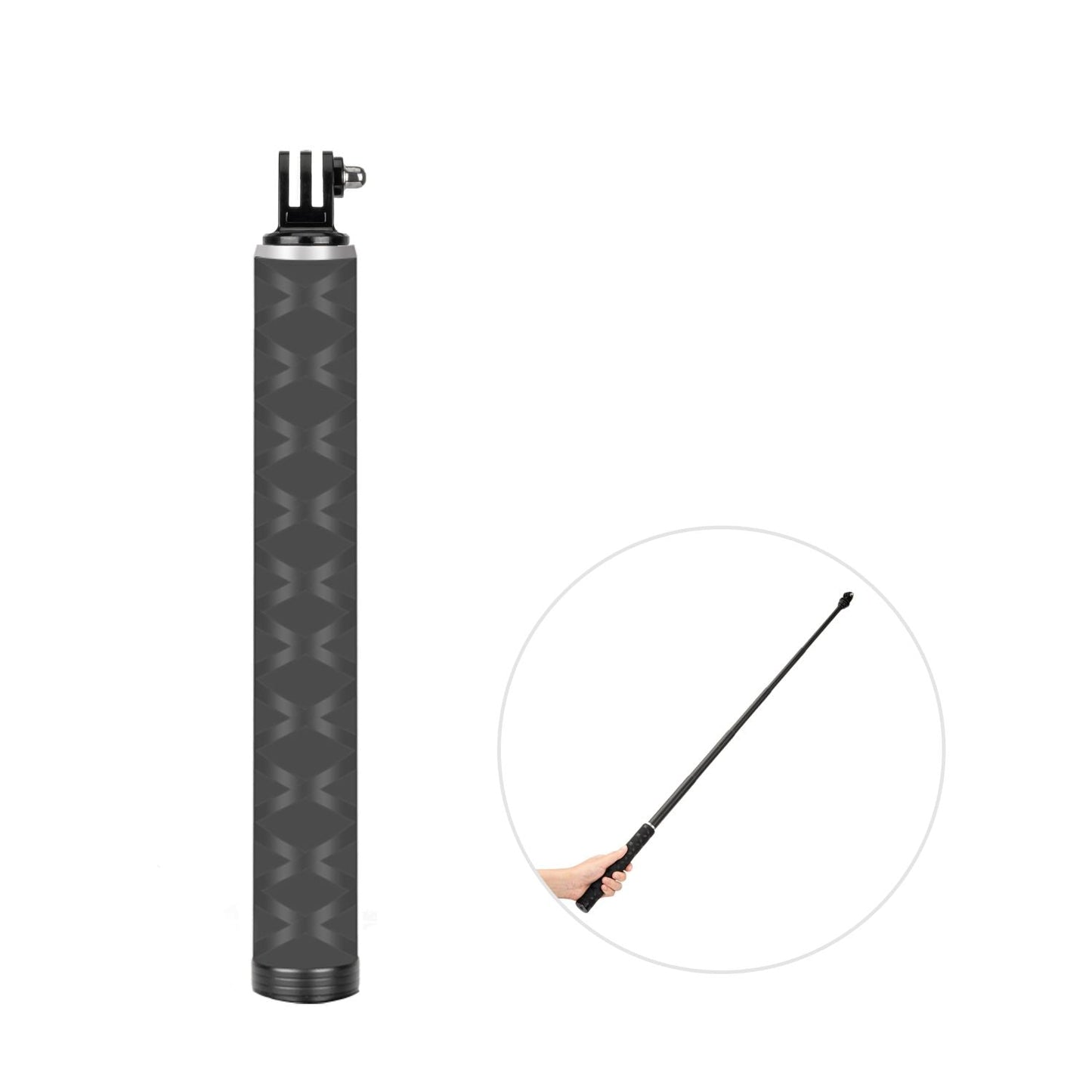 TELESIN Extendable Selfie Stick Rod Pole Carbon Fiber