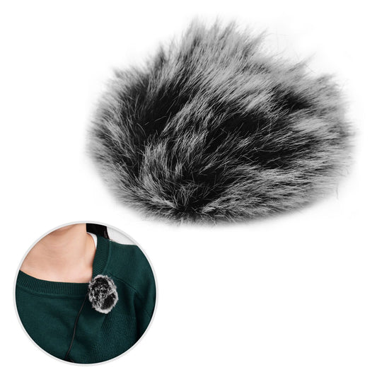 Clip-on Lavalier Microphone Windscreen Furry Windshield Mic