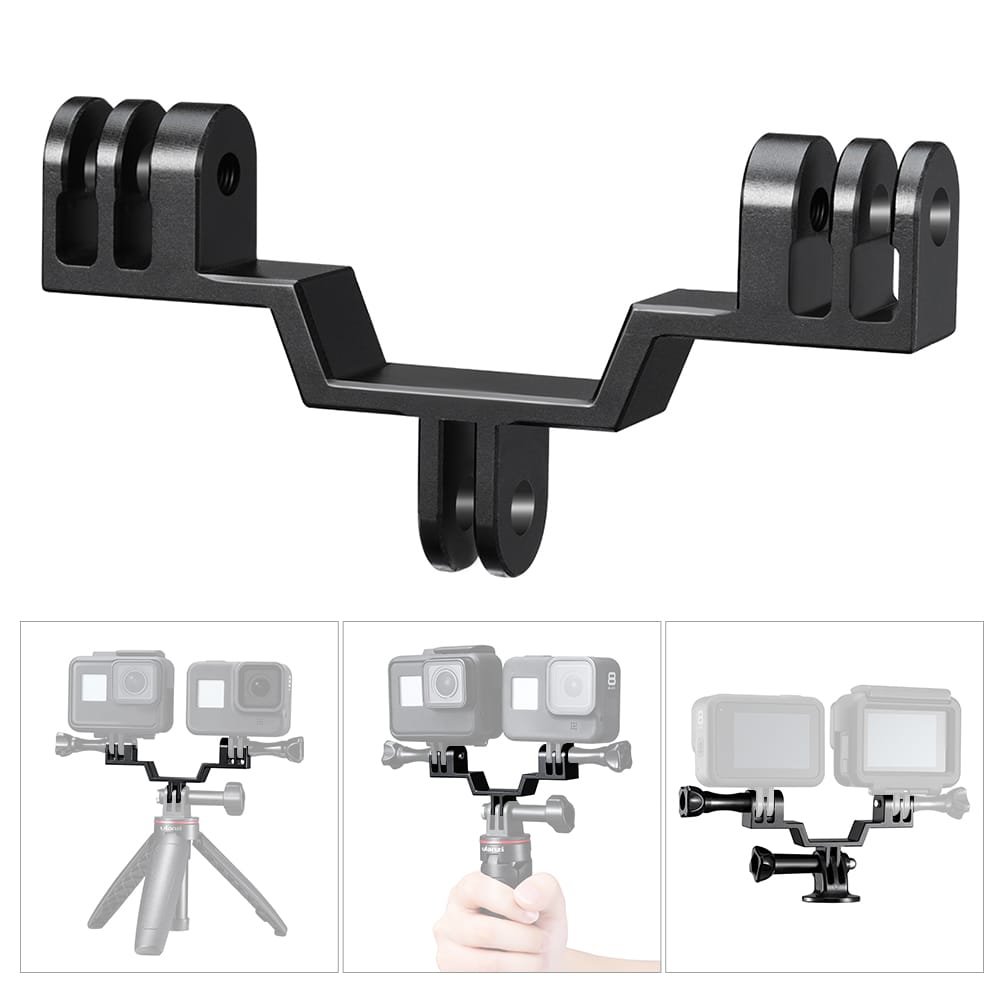 Ulanzi Dual Twin Mount Adapter Plate Compatible with GoPro