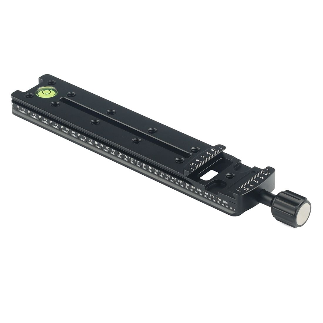 NNR200 Multi-Purpose 200mm Nodal Rail Slide Plate QR Clamp Macro Panoramic Bracket (Black)