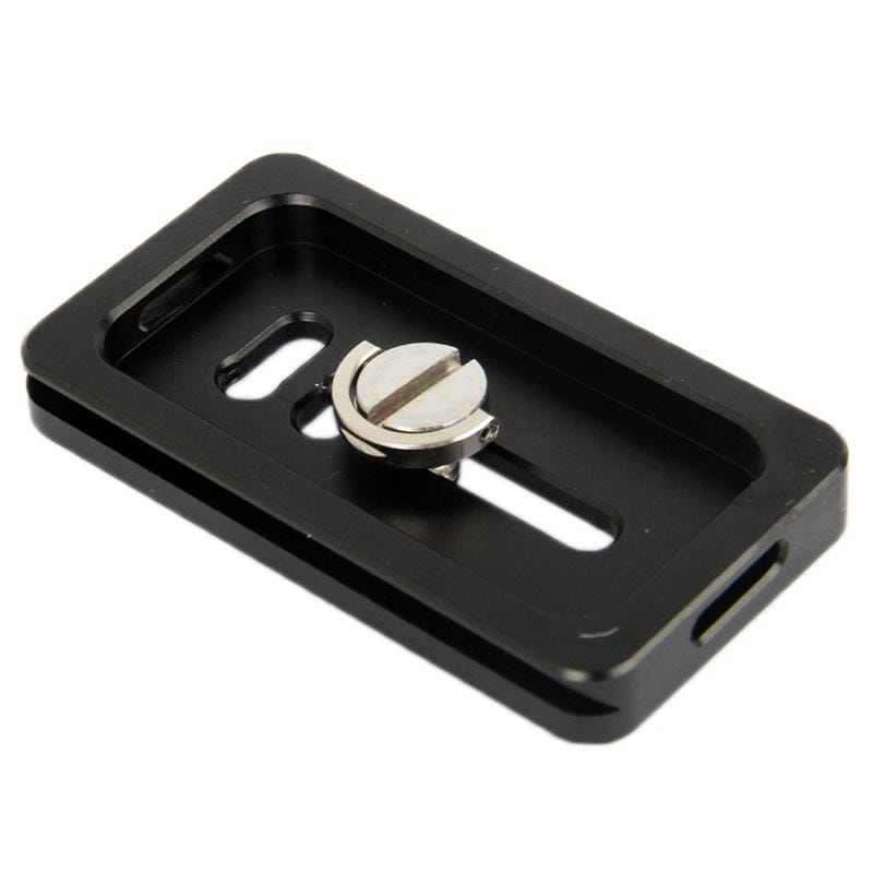 Aluminum Quick Release Plate for Tripod DP70 (Black)