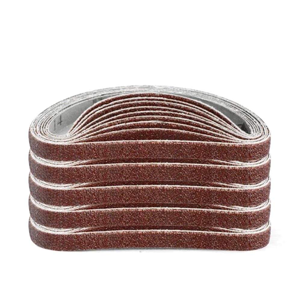 10pcs 10x330mm Abrasive Sanding Belts 120 Grit Sanding - 120