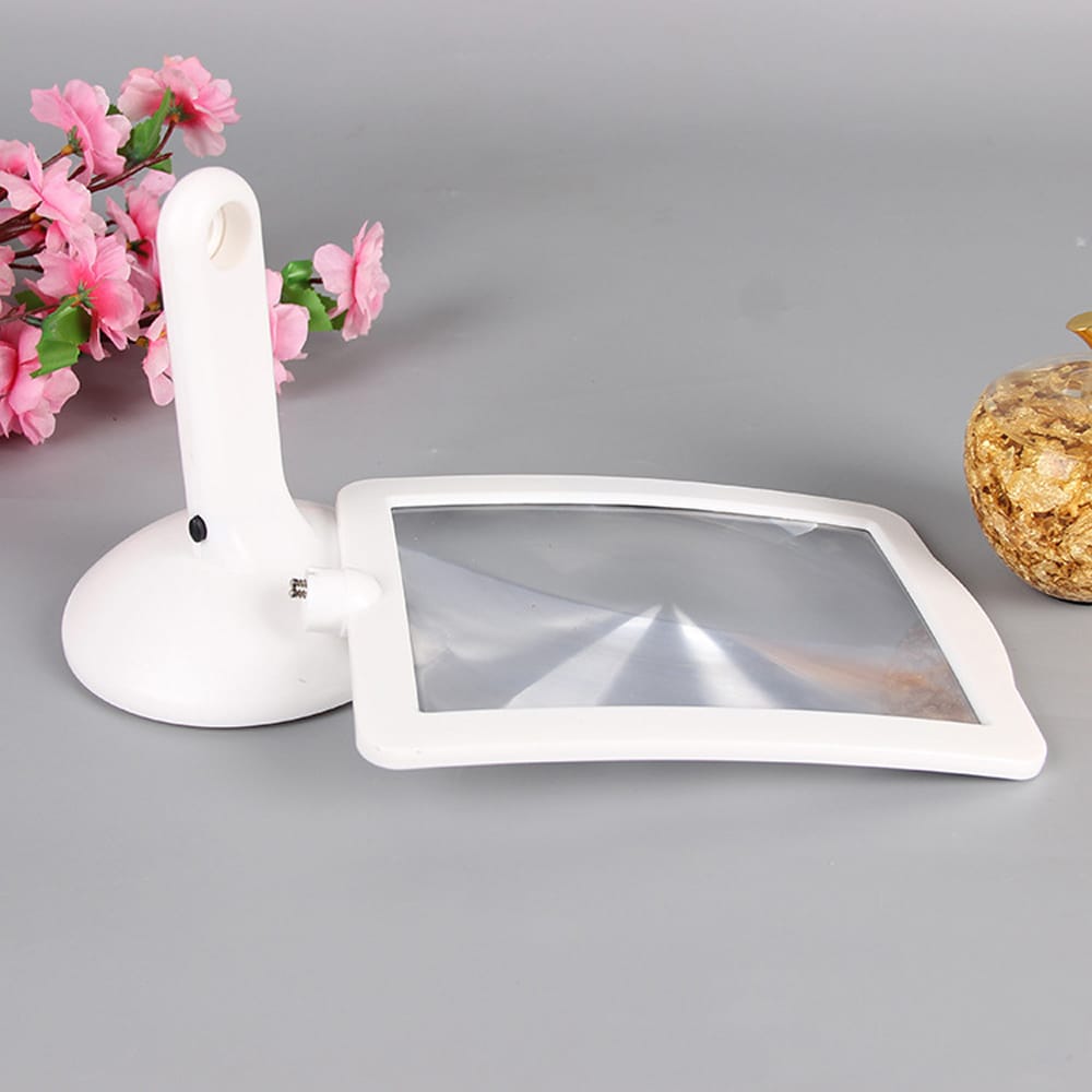 3X Magnifier Bright LED Reading Auxiliary Magnifier Rotary