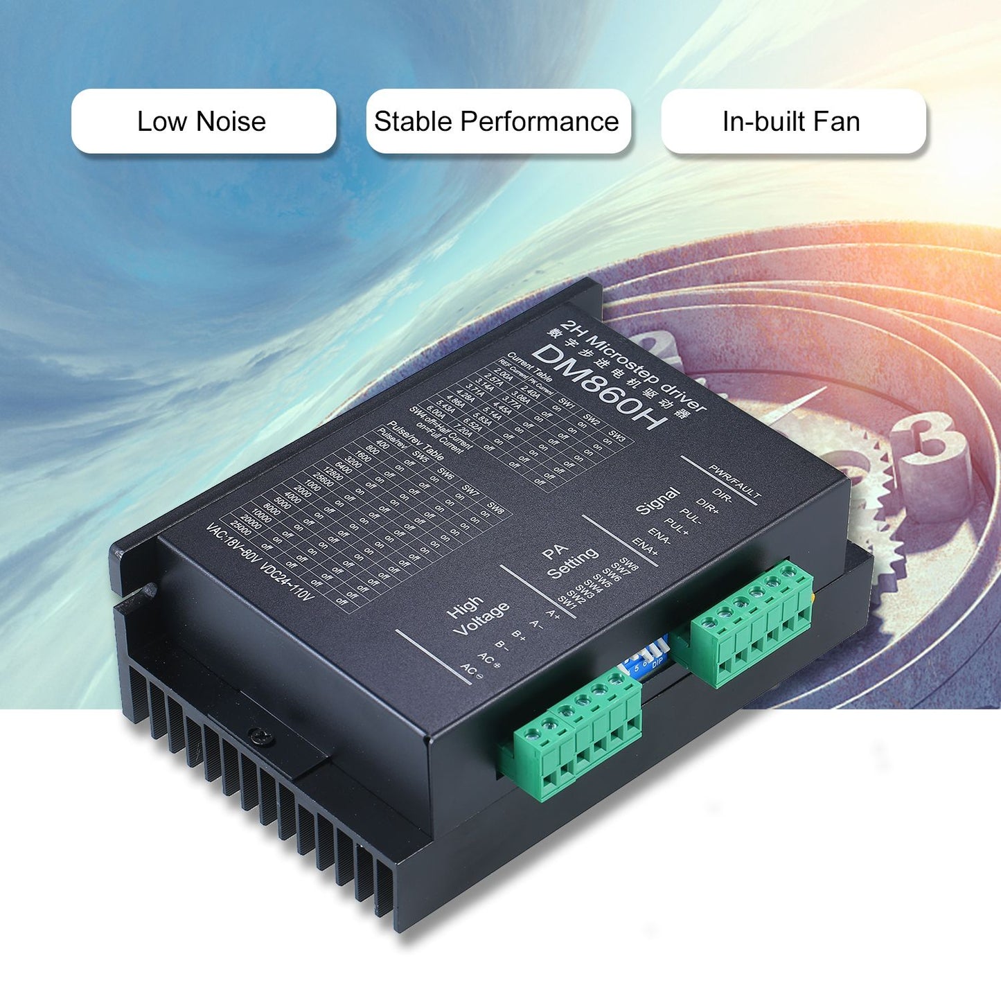 DM860H Microstepper Motor 2H Microstep Driver Brushless DC