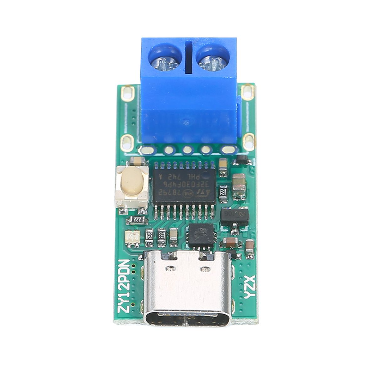 USB-C PD2.0/3.0 to DC Converter Power Supply Module Decoy - ZY12PDN with Binding Post