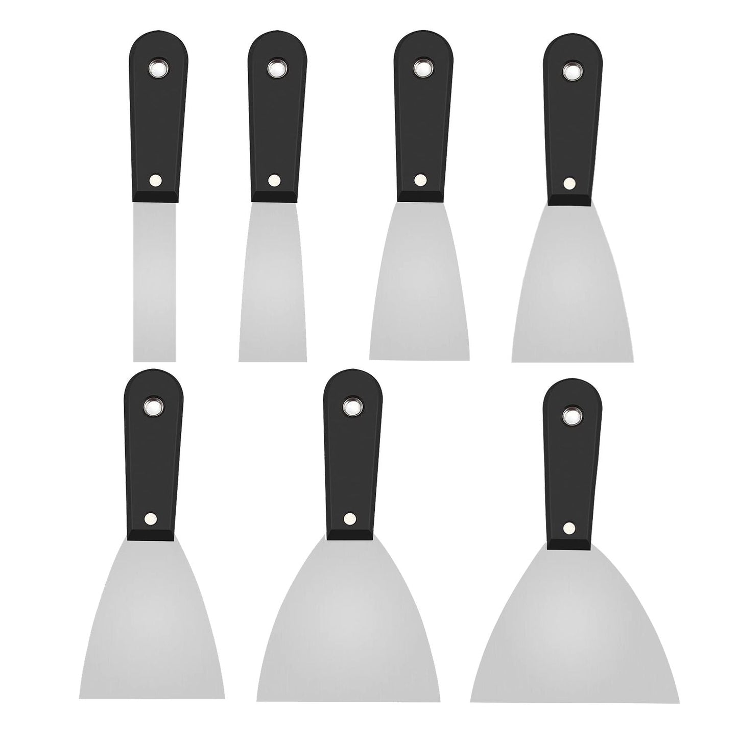 PENGGONG 7Pcs Portable Putty Knife Set Multiple