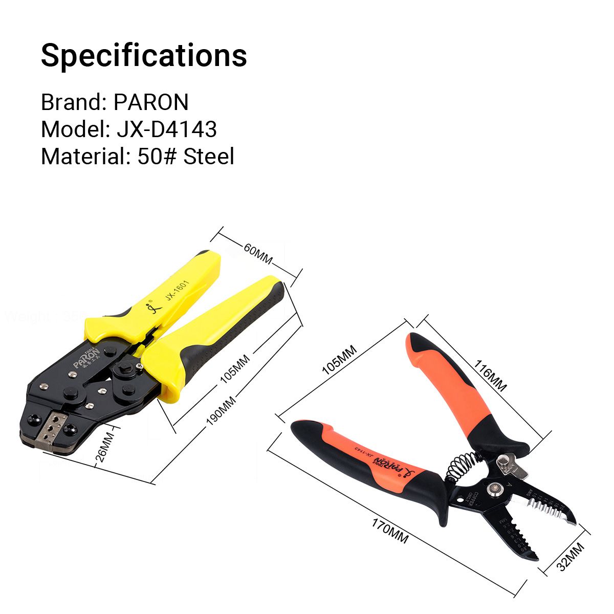 PARON Professional 4 In 1 Wire Crimper Engineering