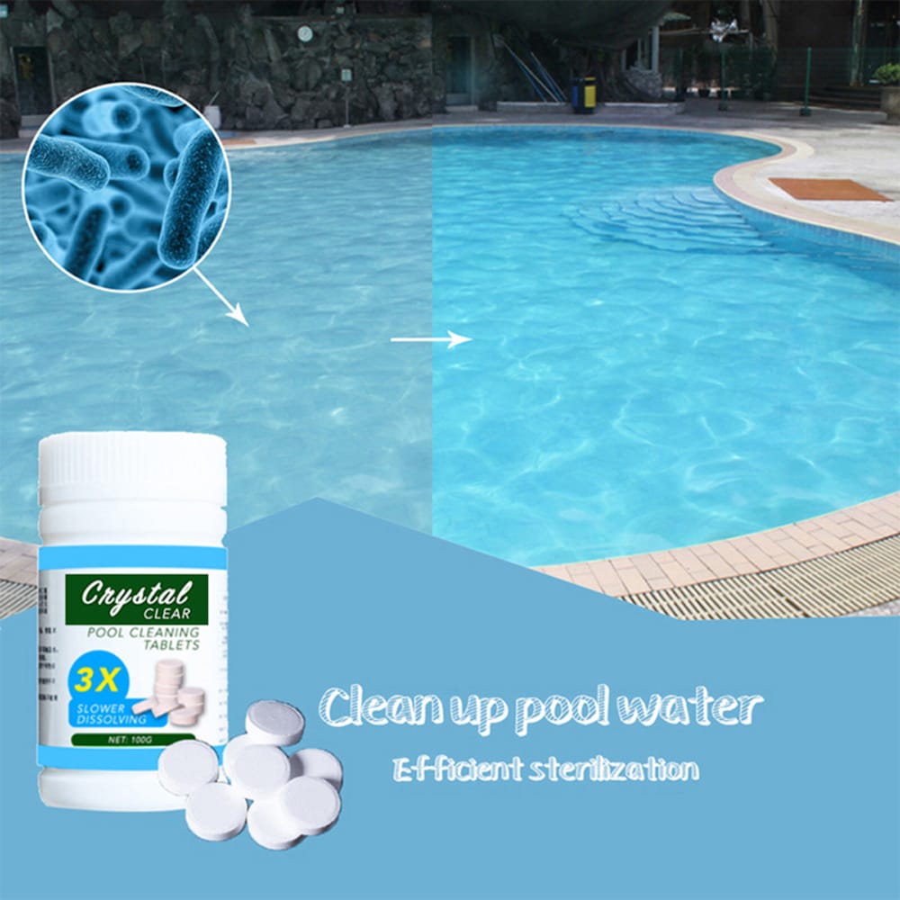 Pool Cleaning Float With 100pcs Purifier Tablets Swimming