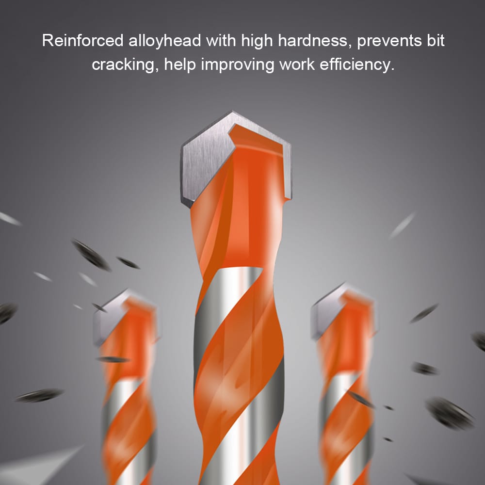 1Pcs Multifunctional Drill Bits Twists Drillhead Wall - 6mm