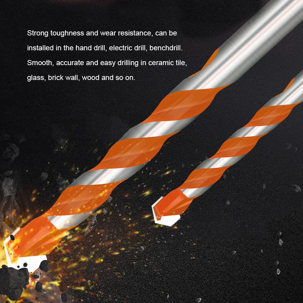 1Pcs Multifunctional Drill Bits Twists Drillhead Wall - 10mm