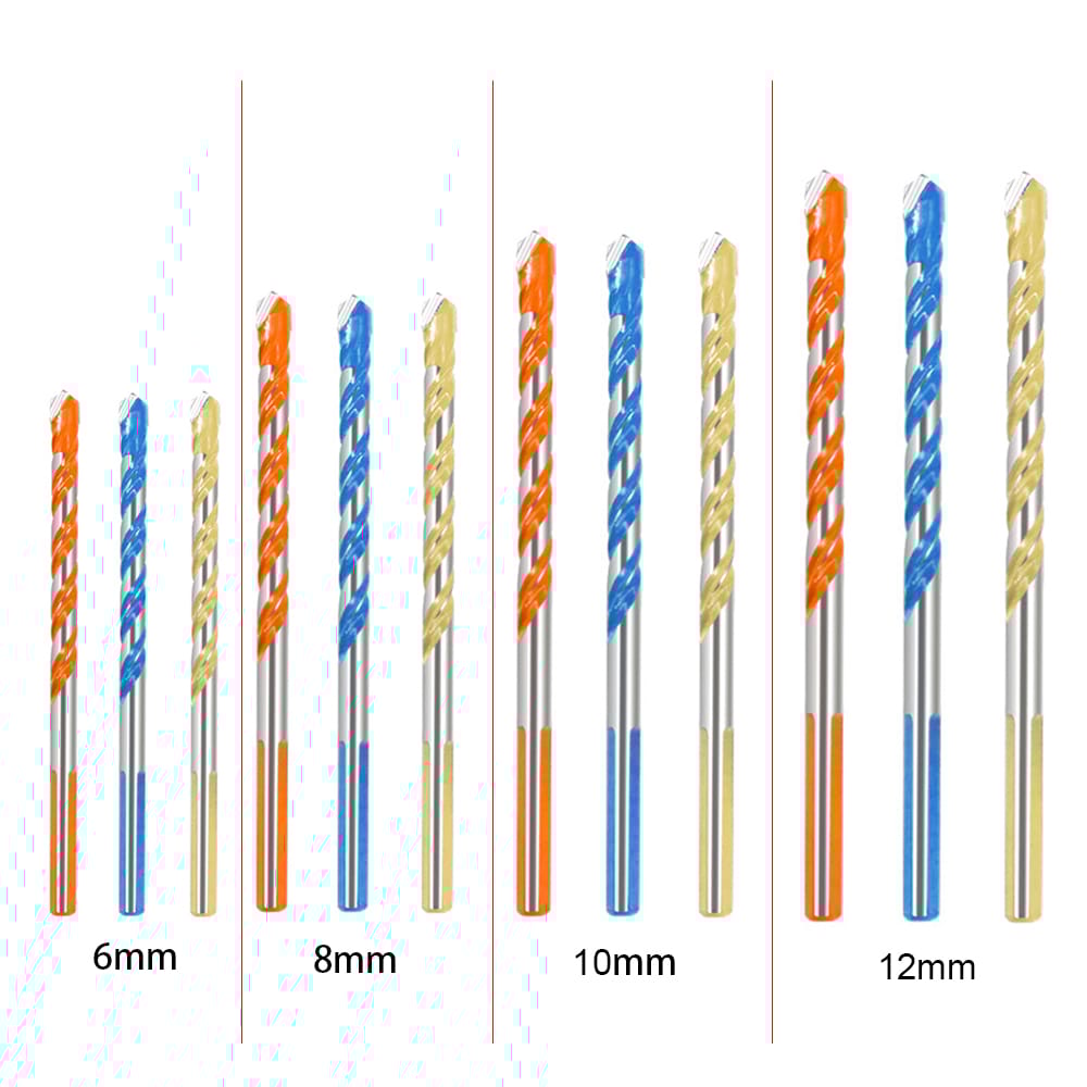 1Pcs Multifunctional Drill Bits Twists Drillhead Wall - 10mm