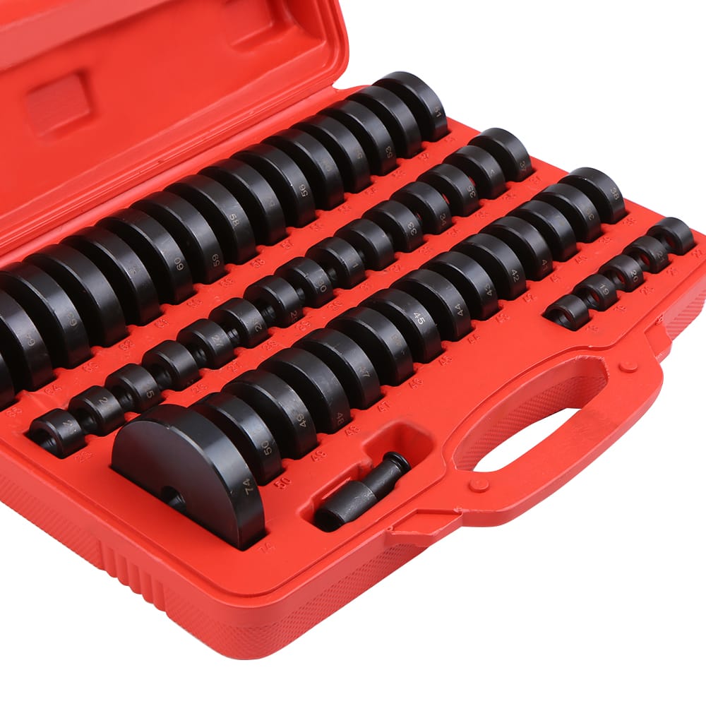 52pcs Custom Bush Front Wheel Bearing Seal Driver Set Discs